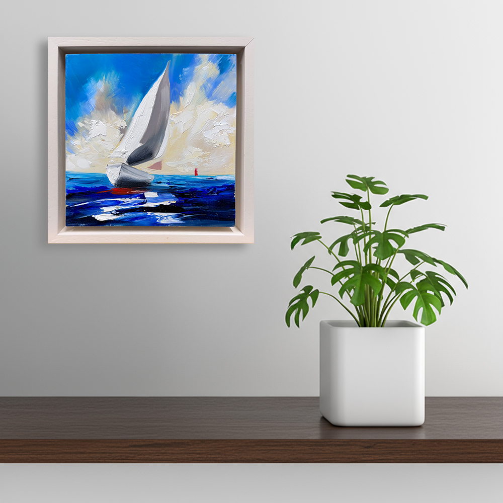 View of picture in situ